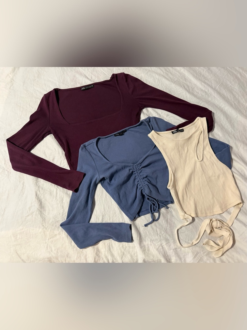 ✨✨ZARA Ribbed Top Bundle✨✨